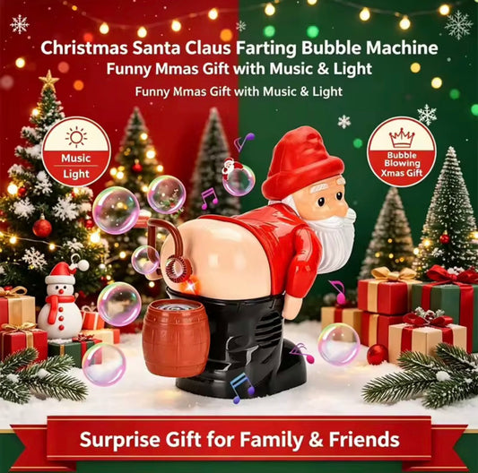 Electric Santa Automatic Fart Bubble Machine