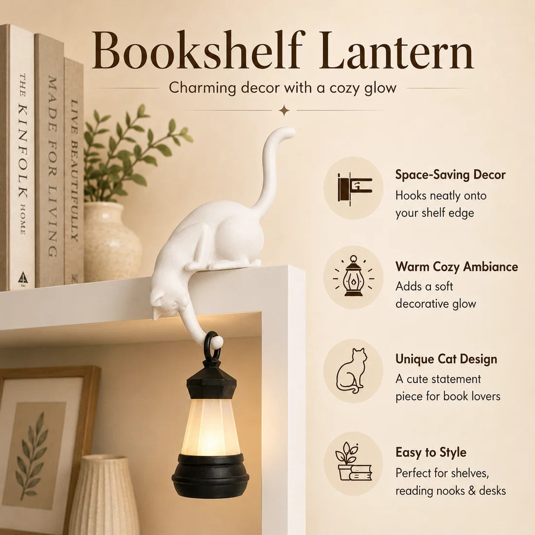 Cat Hooked Night Light